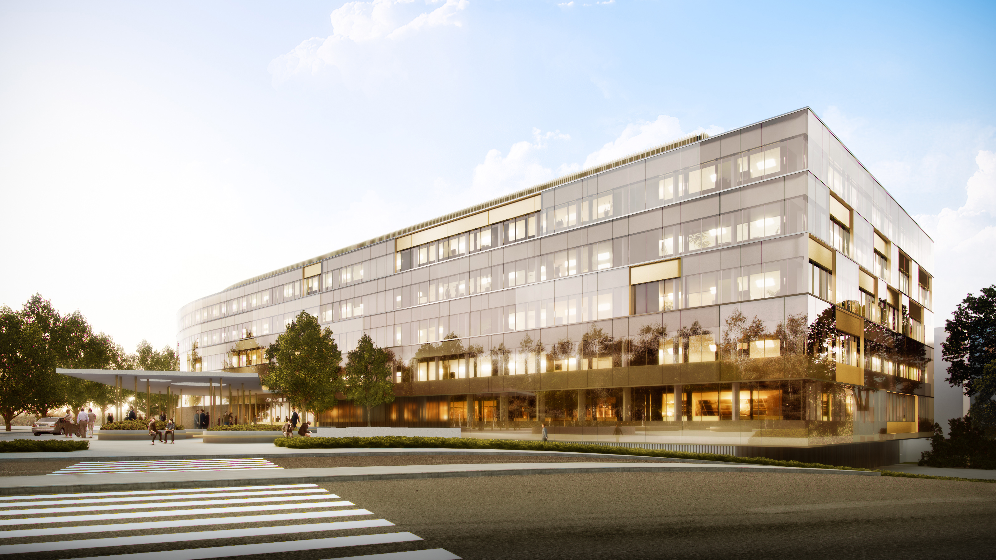 : Extension de l'hôpital, Uster, bauzeit architekten